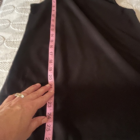 Like new Ralph Lauren Black Tank Top with Faux Leather trim. Size S. - Picture 11 of 11